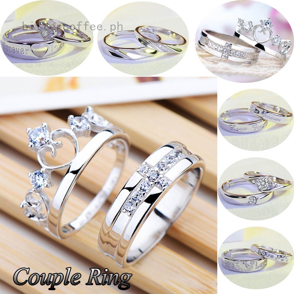 ring couple silver