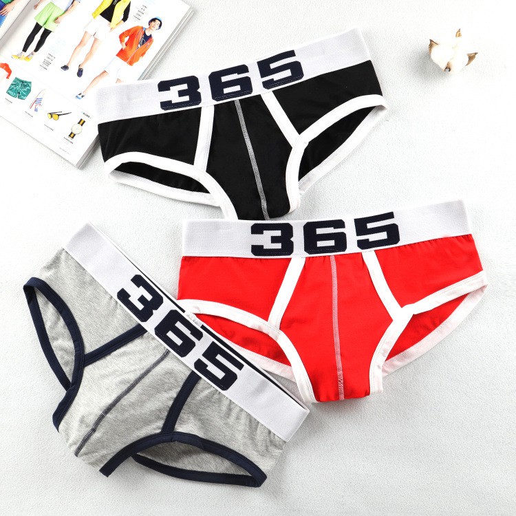365 Man Cotton Briefs Men wide garter comfortable underwear | Shopee ...