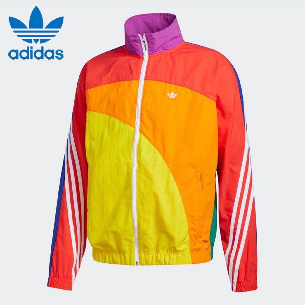 adidas rainbow reflective jacket