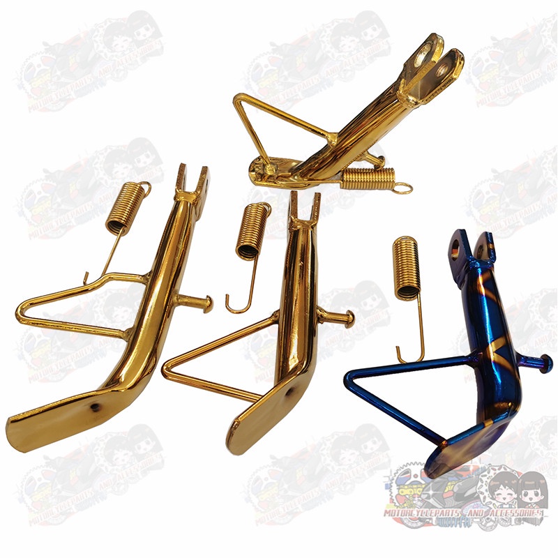 LJ Motorcycle Side Stand High Quality Crome/Gold/Titanium Stand