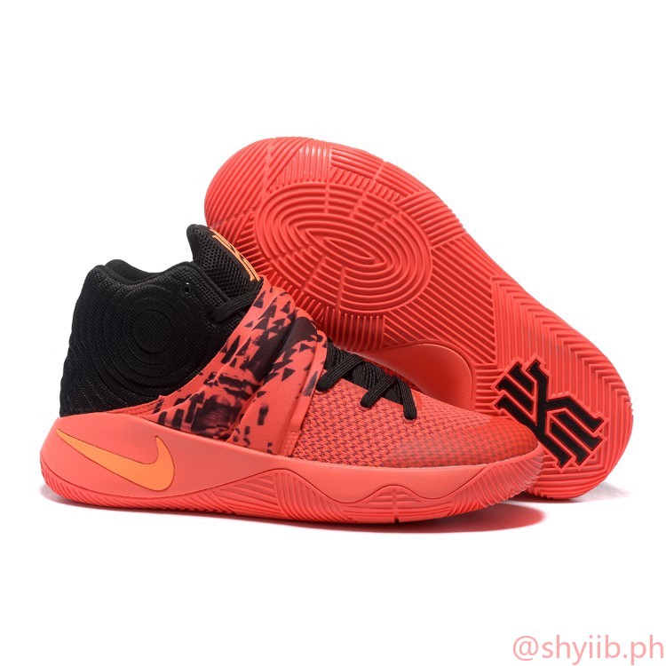 kyrie 4s black and orange cheap online