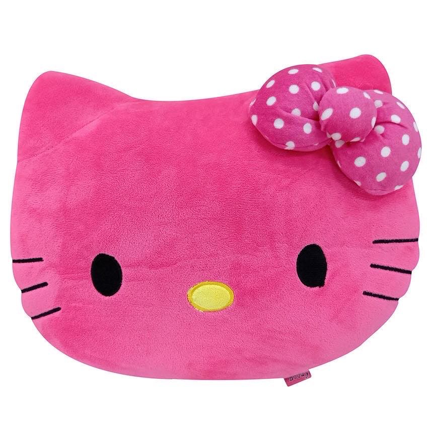 hello kitty face pillow