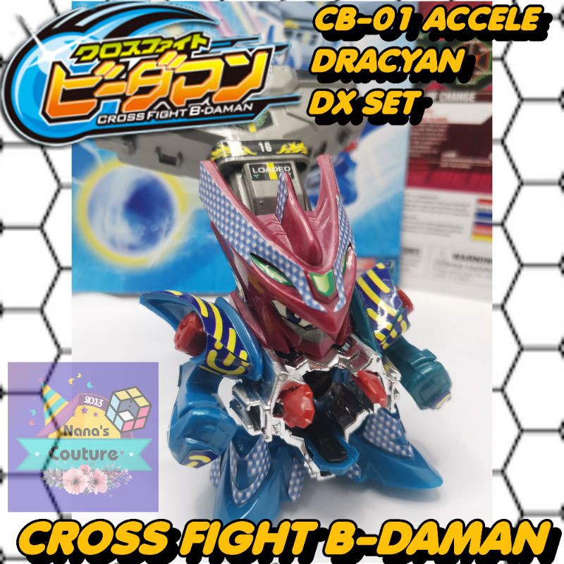 Cross Fight B-Daman CB-01 ACCELE DRACYAN DX SET | Shopee Philippines