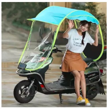 canopy umbrella for ebike