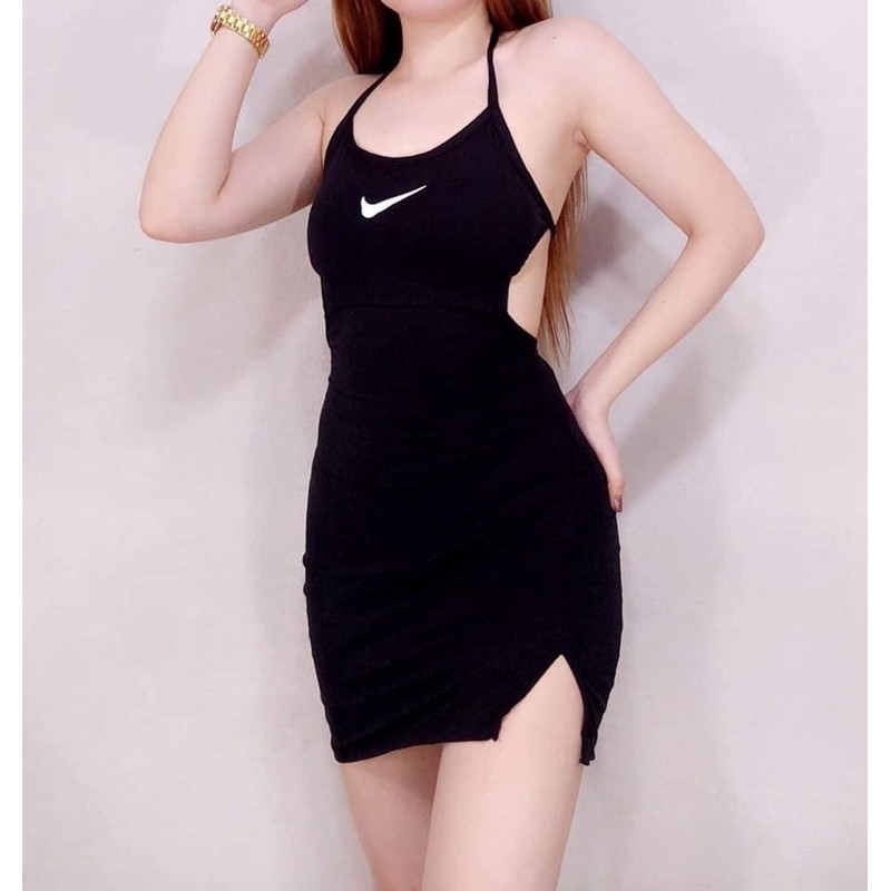 Fugaz cubo Supermercado Nike Backless Sexy Dress | Shopee Philippines