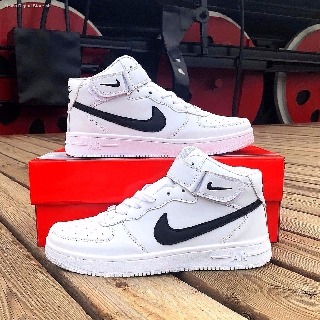 all white air forces high top