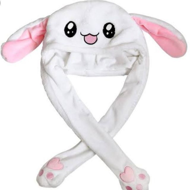 FLAPPING BUNNY HATS MOVING EAR RABBIT ON HAND COD | Shopee Philippines