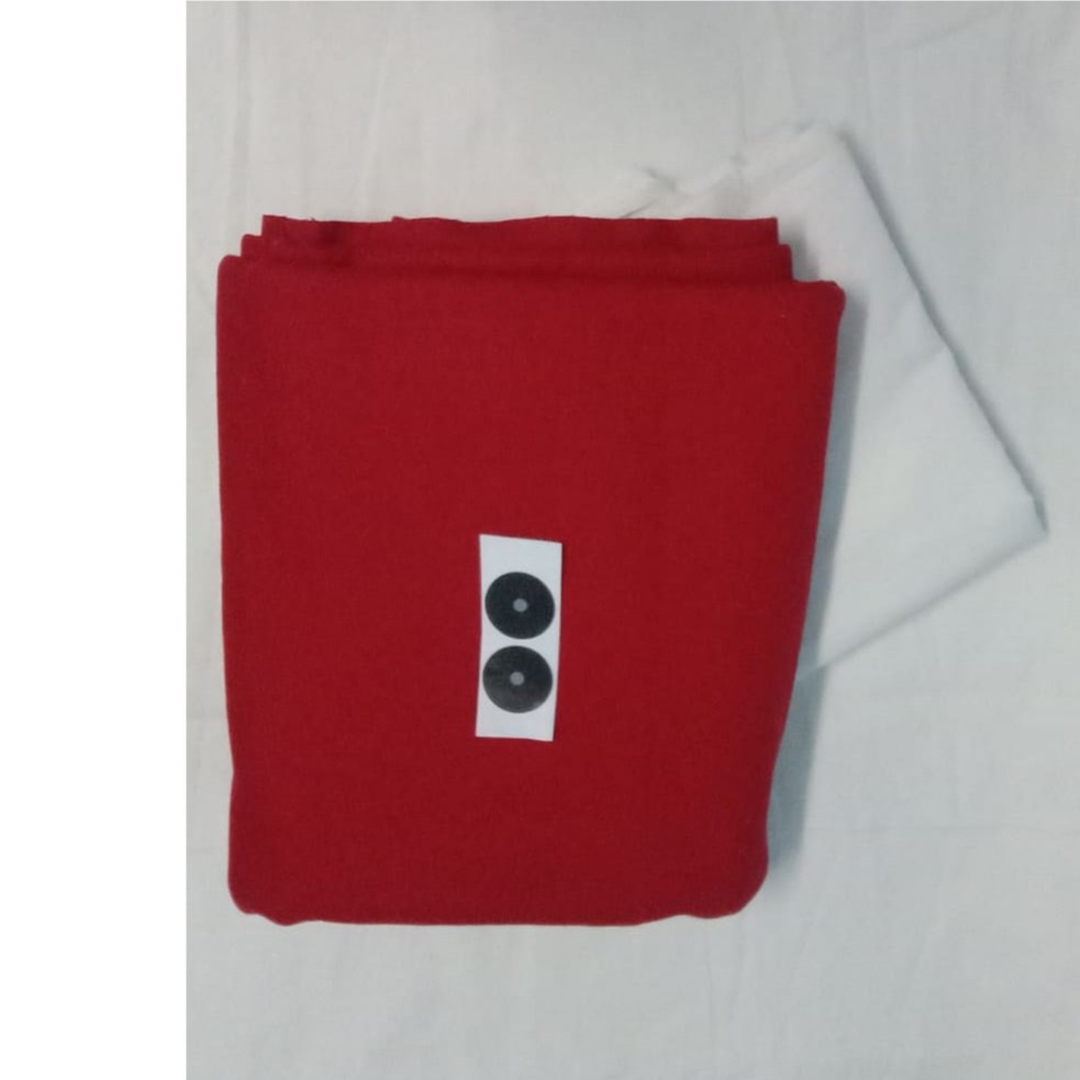 MALI GAMUSA BILLIARD TABLE CLOTH FELT RED WITH 1 PC KATSA ( tapete ng