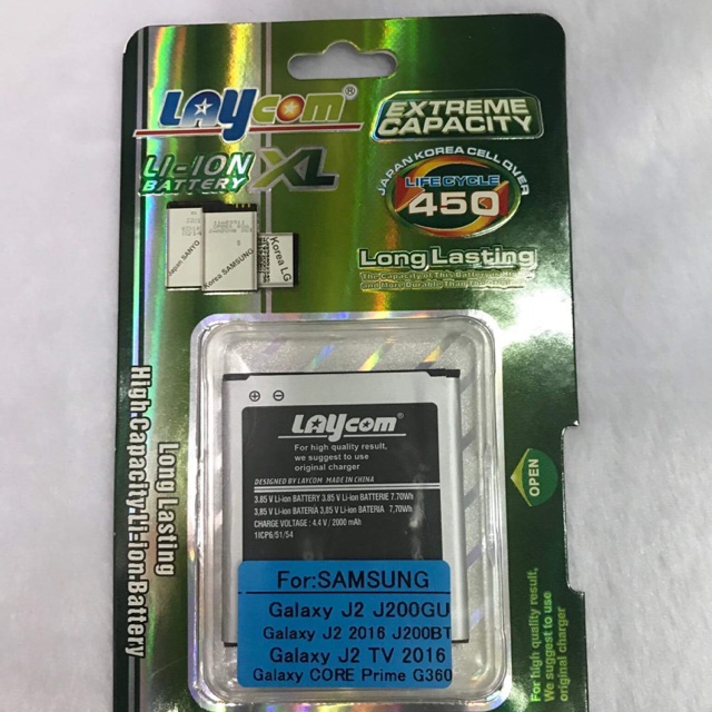 Battery Laycom For Samsung J2 G360 Shopee Philippines