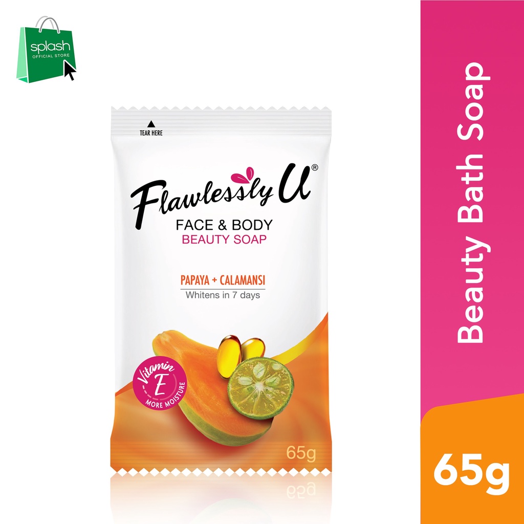 Flawlessly U 2in1 Papaya Calamansi Soap 65g Shopee Philippines