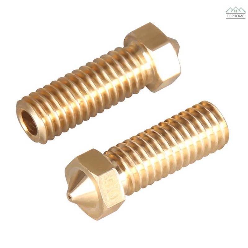 Artillery Sidewinder X1/ Genius Volcano Nozzle M6 1.75mm Extruder Brass
