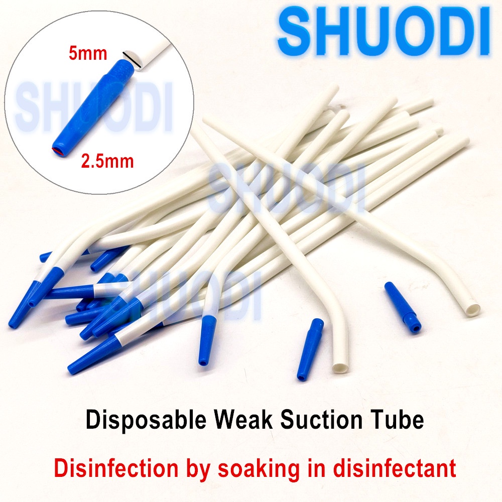 Disposable Dental Implant French Curved Straw Surgical Bended Straw