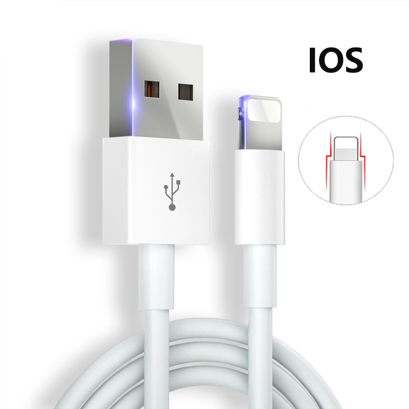 Android iOS USB Charging Cable 2A 100cm Micro TYPE-C Lightning Data line  fast charger | Shopee Philippines