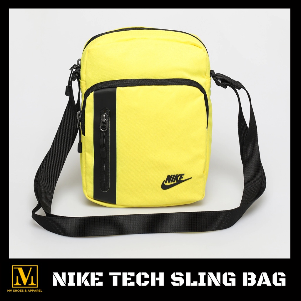 Original Nike Tech Sling Bag (Dynamic Yellow / Black) (BA5268740) Shopee Philippines