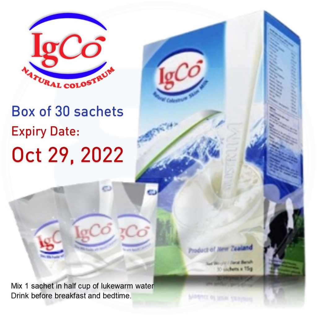 Milk Brand Milk Igco Colostrum Skim Powder Milk To Boost Your Immune System Shopee Philippines