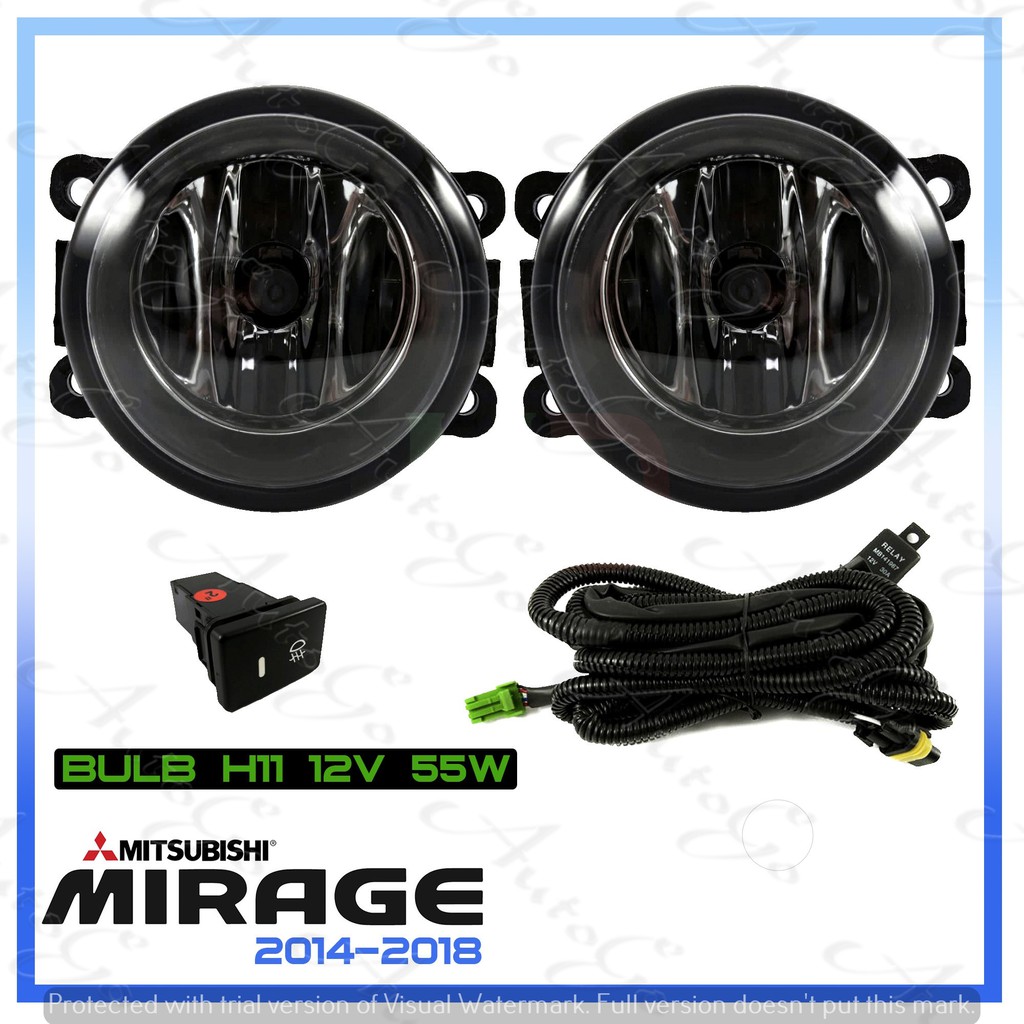 Mitsubishi Mirage G4 20142018 Pentair MS 282 Fog Lamp / Fog Light