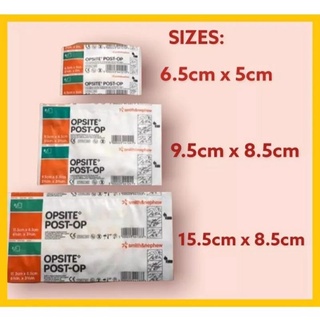 Opsite Post-op 6.5cm x 5cm / 9.5cm x 8.5cm / 15.5cm x 8.5cm per piece #1