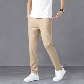 Lalaki Maong Man Comfortable Skinny Plain Pants Uniform 5 color #1