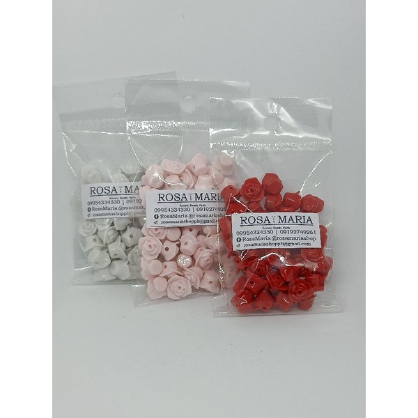 Plastic Flower Bead for jewelry making Shopee Philippines