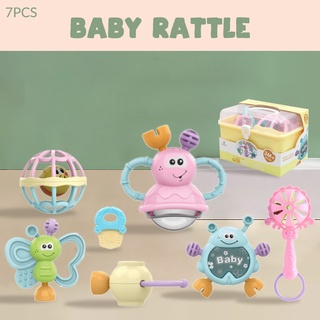 7 PCS Set Kids Teeth Gum Soothing Tools 6 Months  Teether Grinder Toddler Toys Baby Bite Toys #6