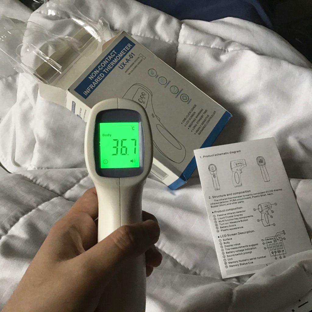 [READY STOCK] NONCONTACT INFRARED THERMOMETER MODEL UXA01 Shopee