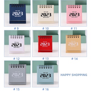 Portable Mini 2023 Year Desk Calendar Daily Planner Timetable Small