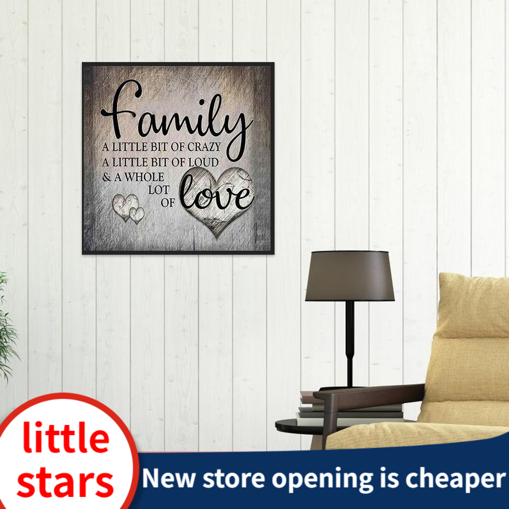 Little Stars Family Full Drill 5D DIY Diamond Painting Cross Stitch Embroidery Mosaic Diamond painting wall decor