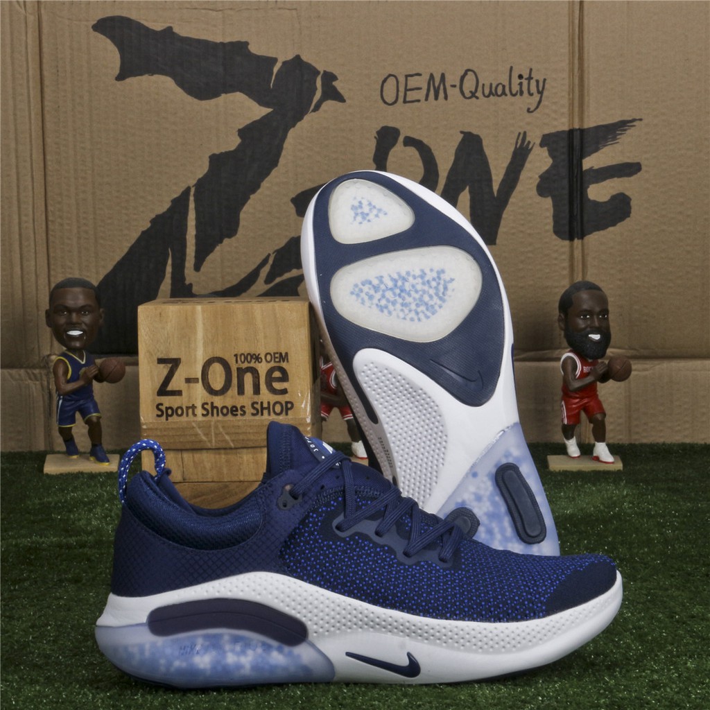 blue and white shoes
