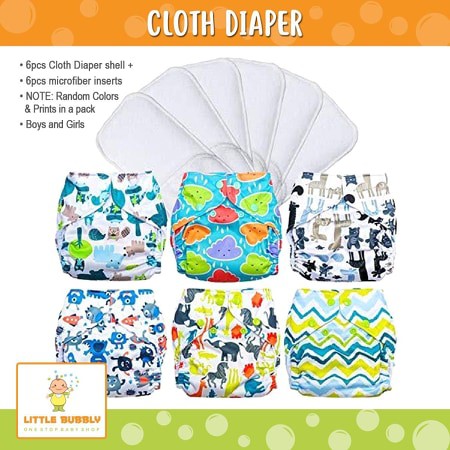 baby diapers with designs