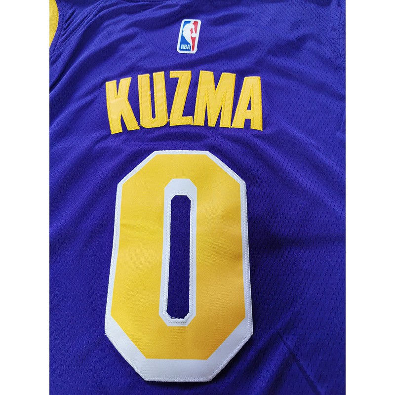 purple and yellow lakers jersey