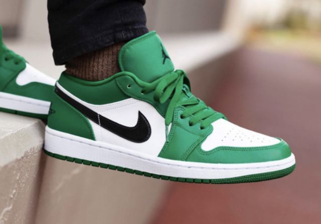 pine green aj1 low