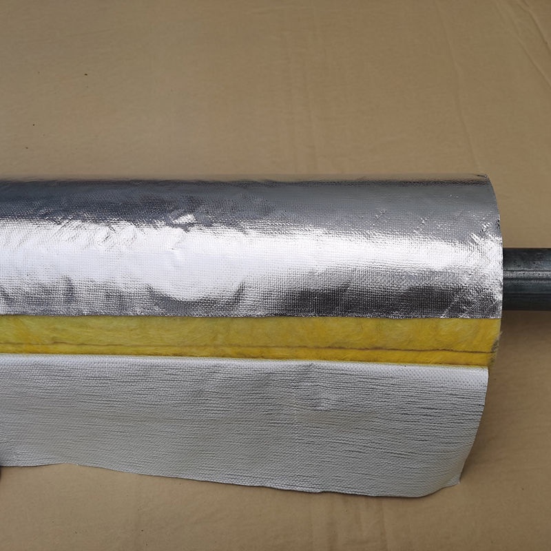 Insulation Pipe Shell Opening SelfAdhesive Rock Wool Aluminum Silicate