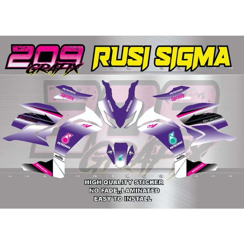 Rusi Sigma Full Body Decals Shopee Philippines