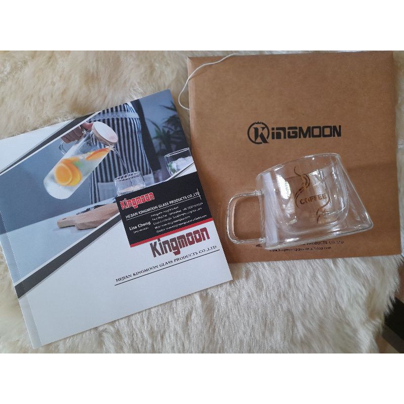 Borosilicate Thermal Double Wall Mug Glass (Kingmoon) Shopee Philippines