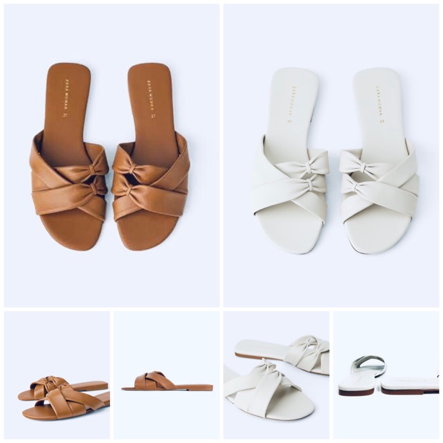 zara leather criss cross sandals