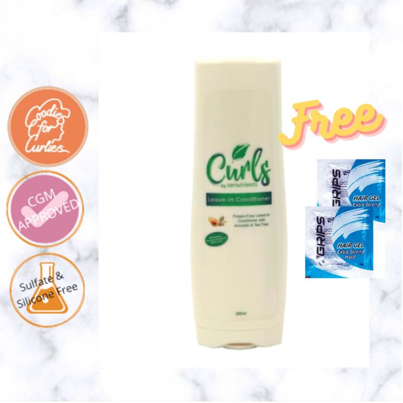 Curls by Zenutrients Leave In Conditioner 200ml ZEN15 Shopee Philippines
