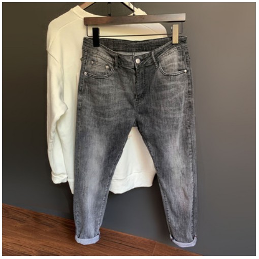 next mens grey jeans