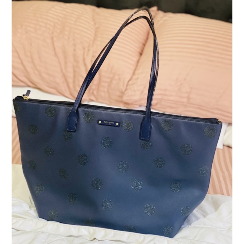 Pre-loved KATE SPADE HAVEN LANE HANI Glitter Polka Dot | Shopee Philippines