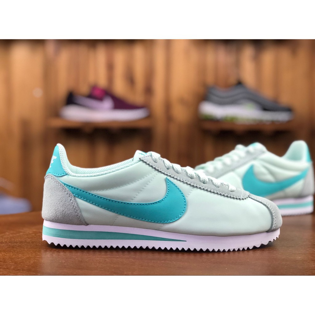 nike cortez teal