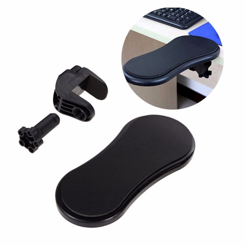 Black Rotating Computer Arm Support,Computer Arm Rest Support for Desk and Chair,Wrist Rest Support for Keyboard Armrest Extender Rotating Mouse Pad Holder for Table Chair Office Black Rotating Computer Arm Support,Computer Arm Rest Support for Desk and Chair,Wrist Rest Support for Keyboard Armrest Extender Rotating Mouse Pad Holder for Table Chair Office