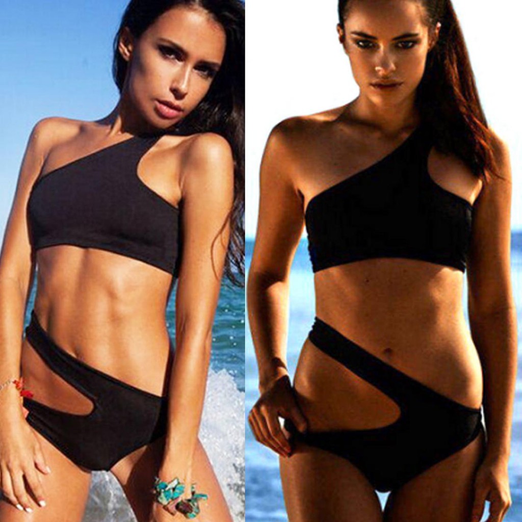 single shoulder swimsuit