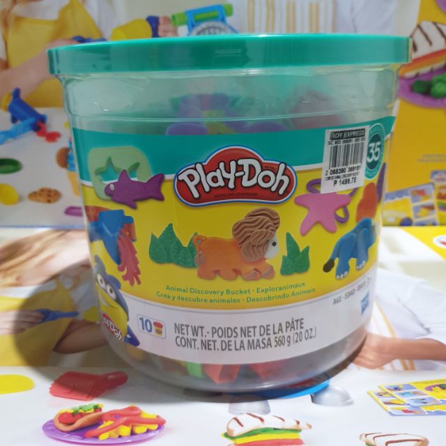 play doh animal discovery bucket