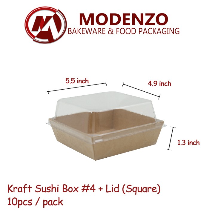 square sushi box