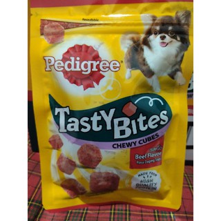 PEDIGREE Tasty Bites Chewy Cubes and Bone - Lamp and Beef Flavor