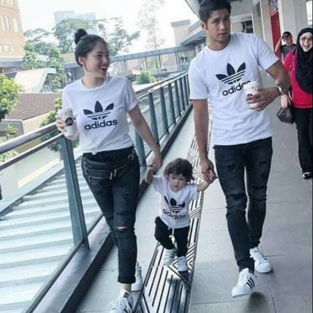 couple adidas shirt