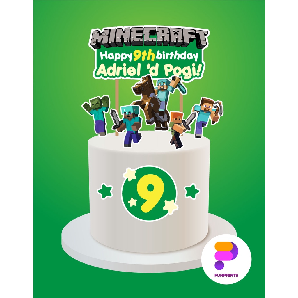 minecraft-cake-topper-set-shopee-philippines