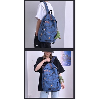 Schoolbag Male Middle School Students ins Trendy Japanese Style Fashion High Student Backpack Men's Casual #5