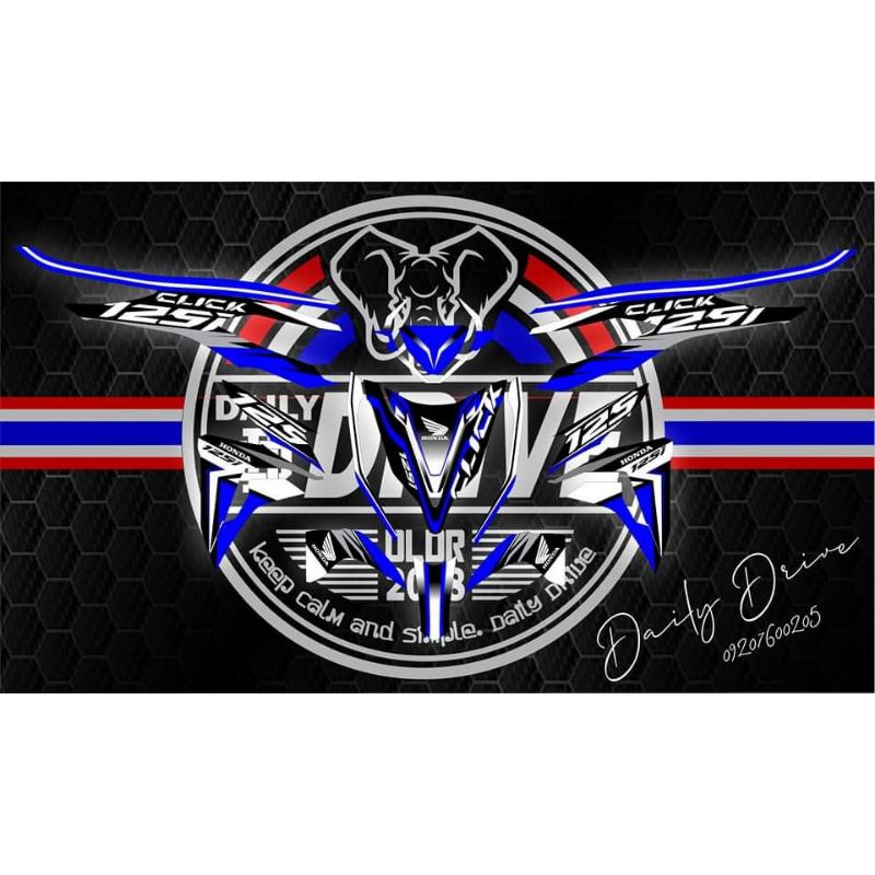 click 125 laminated decals (game changer/v2) Shopee Philippines