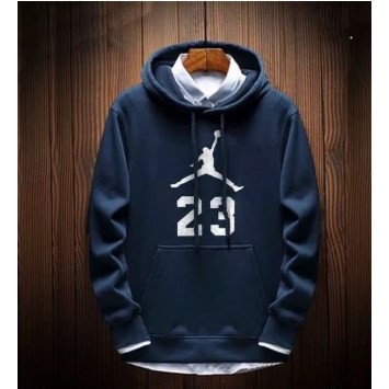 blue and black jordan hoodie