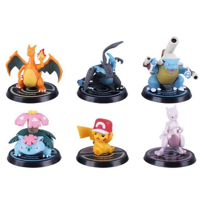 Pokemon Figures Charizard Blastoise Mewtwo ZEC Figures Set Shopee Philippines